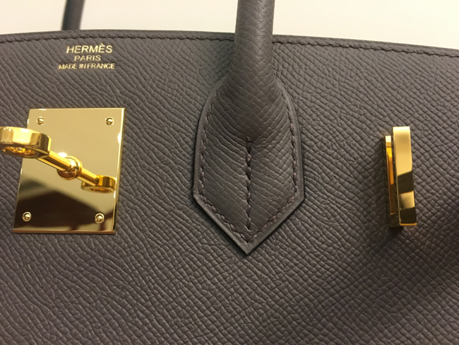 エルメス バーキン30 グラファイト エプソン ゴールド金具
