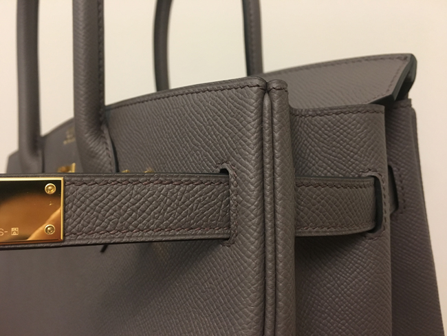 エルメス バーキン30 グラファイト エプソン ゴールド金具