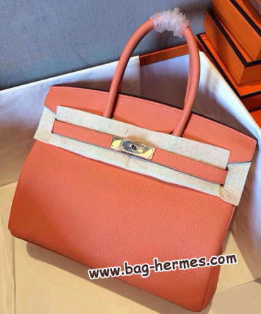 エルメス バーキン30 フラミンゴ トゴ シルバー金具