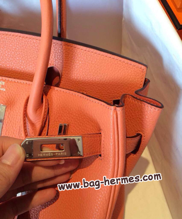 エルメス バーキン30 フラミンゴ トゴ シルバー金具