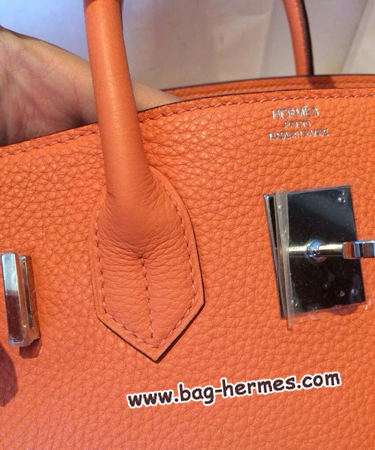 エルメス バーキン30 フラミンゴ トゴ シルバー金具