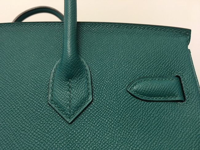 エルメス バーキン30 マラカイト エプソン ゴールド金具