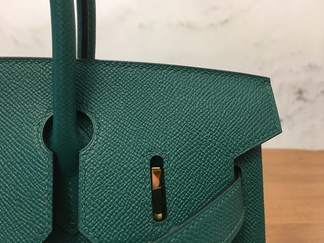 エルメス バーキン30 マラカイト エプソン ゴールド金具