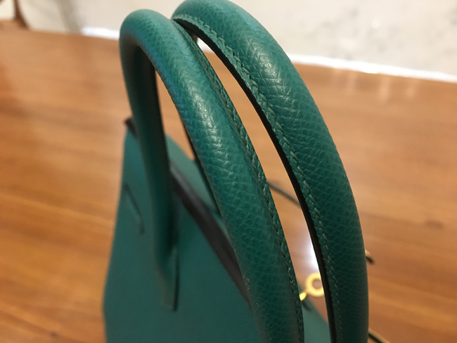エルメス バーキン30 マラカイト エプソン ゴールド金具