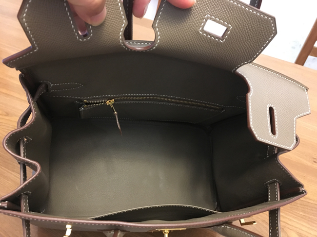 エルメス バーキン30 エトゥープ エプソン ゴールド金具