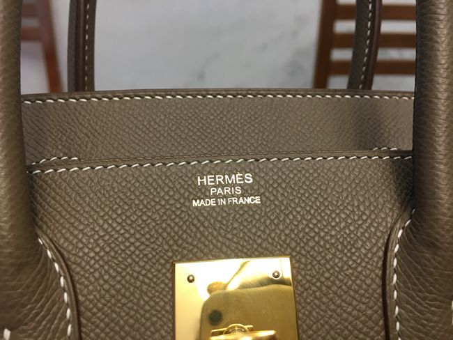 エルメス バーキン30 エトゥープ エプソン ゴールド金具