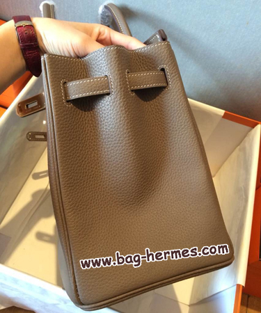 エルメス バーキン25 エトープ トリヨンクレマンス ゴールド金具