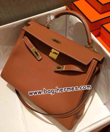 エルメス ケリー32 ゴールド トゴ ゴールド金具