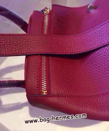 エルメス リンディ30 ルージュアッシュ トリヨン シルバー金具