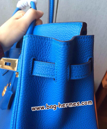エルメス バーキン30 ミコノス トゴ ゴールド金具