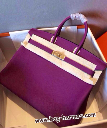 エルメス バーキン30 アネモネ トゴ ゴールド金具