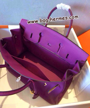 エルメス バーキン30 アネモネ トゴ ゴールド金具