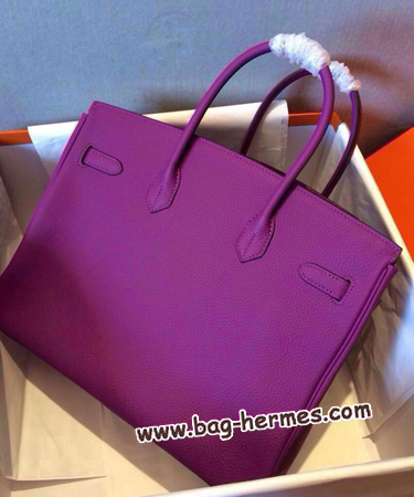 エルメス バーキン30 アネモネ トゴ ゴールド金具