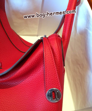 エルメス リンディ30 ルージュヴィフ トリヨン シルバー金具