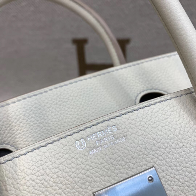 エルメス バーキン30 クレ/グリアスファルト トゴ シルバー金具