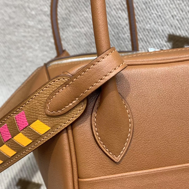 エルメス リンディ26 マロンドインディ スイフト シルバー金具