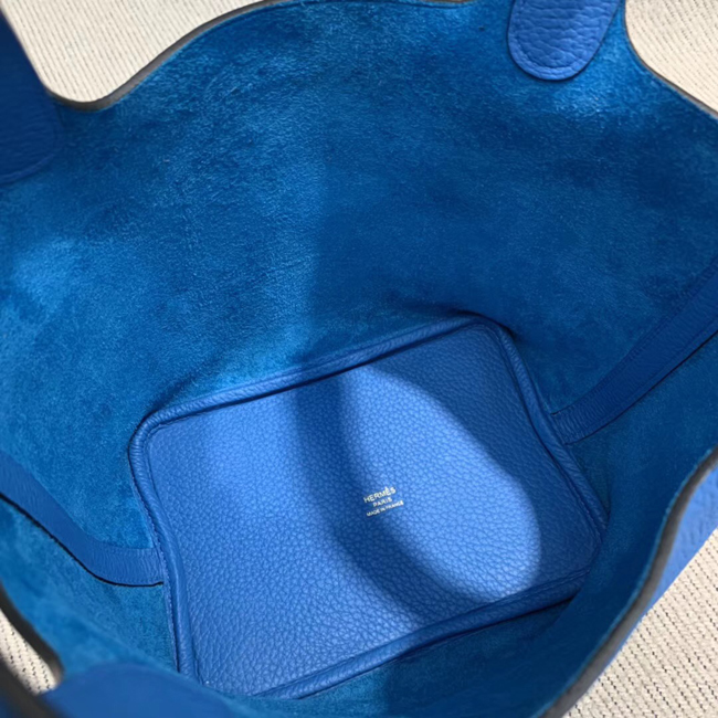 エルメス ピコタンロックPM ブルーゼリージュ トリヨンモーリス ゴールド金具