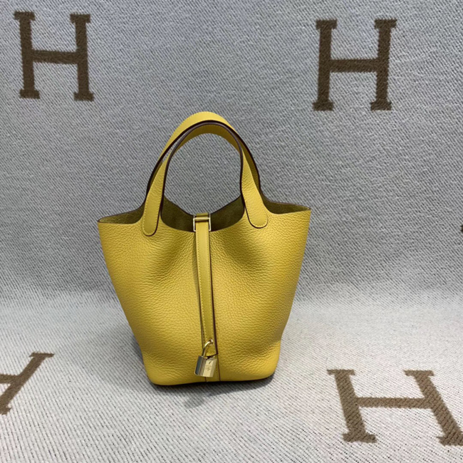 エルメス ピコタンロックPM ジョーヌナプル トリヨンモーリス ゴールド金具