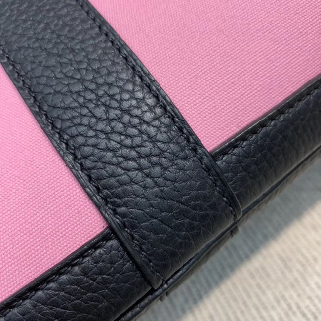 エルメス ガーデンパーティTPM ピンク トワルオフィシエ/フィヨルド シルバー金具