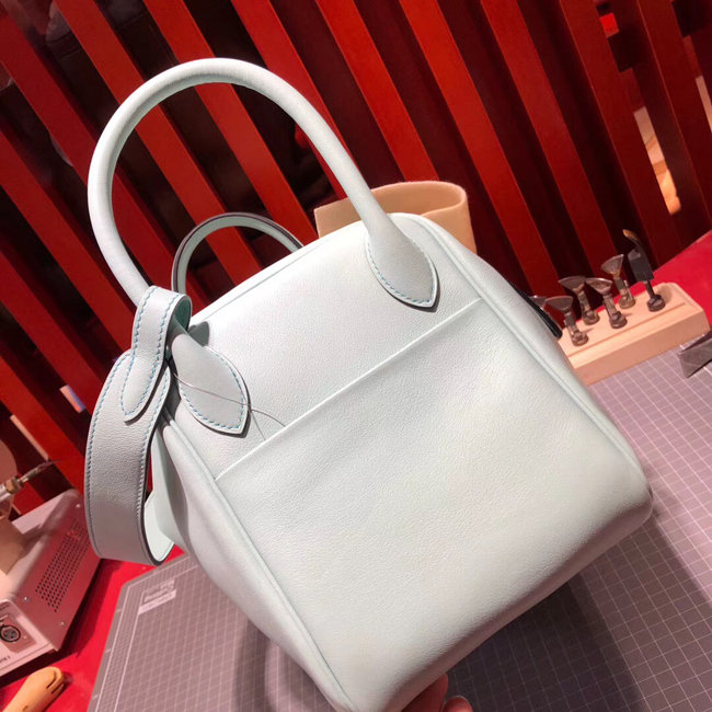 エルメス リンディ30 ブルーアトール スイフト シルバー金具