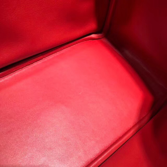 エルメス リンディ30 ルージュヴィフ スイフト ゴールド金具