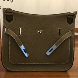 エルメス ジプシエール28 エトゥープ トリヨン シルバー金具