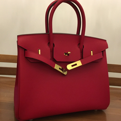 エルメス バーキン30 ルビー エプソン ゴールド金具