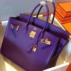 エルメス バーキン30 アイリス トゴ ゴールド金具