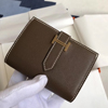 エルメス ベアンカードケース カカオ シェブルミゾル ゴールド金具