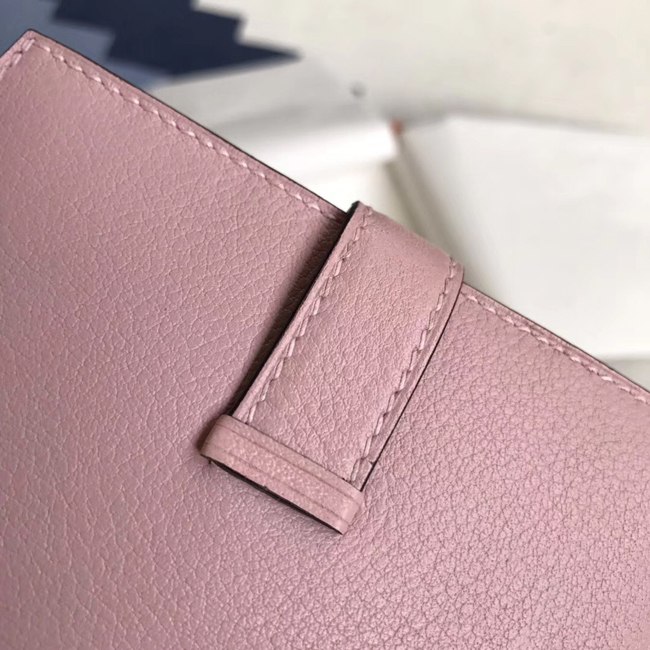 エルメス ベアンカードケース ピンク シェブルミゾル シルバー金具