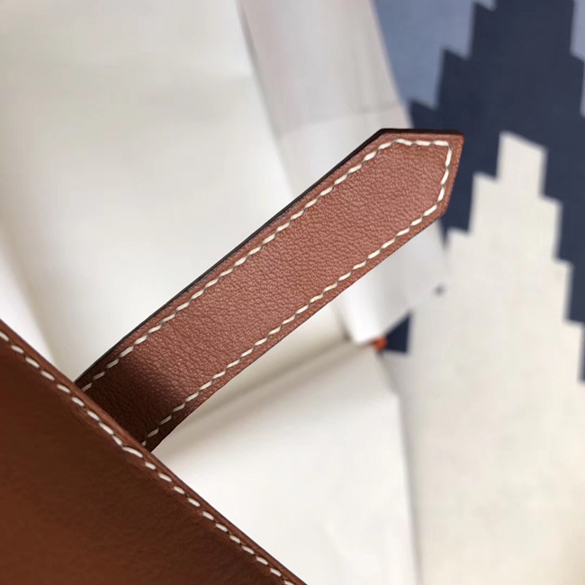 エルメス ベアンカードケース ゴールド シェブルミゾル ゴールド金具