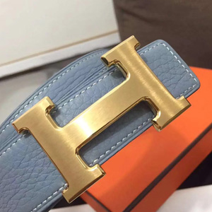 エルメス コンスタンス リバーシブル Hベルト ブルーラン
