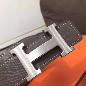 エルメス コンスタンス Hベルト エトゥープ エプソン