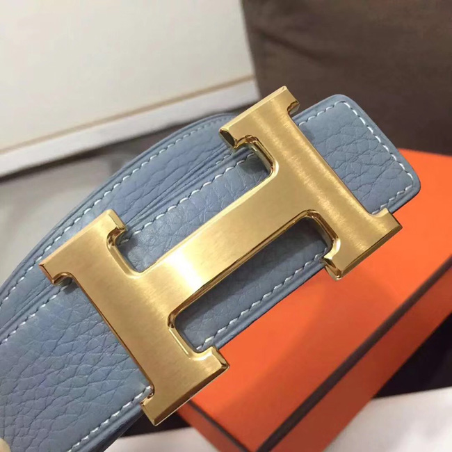 エルメス コンスタンス リバーシブル Hベルト ブルーラン