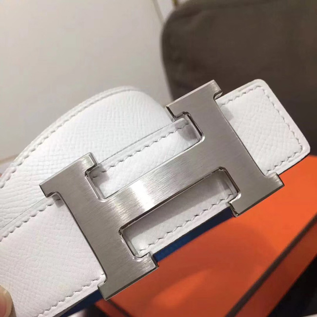 エルメス コンスタンス Hベルト ホワイト エプソン