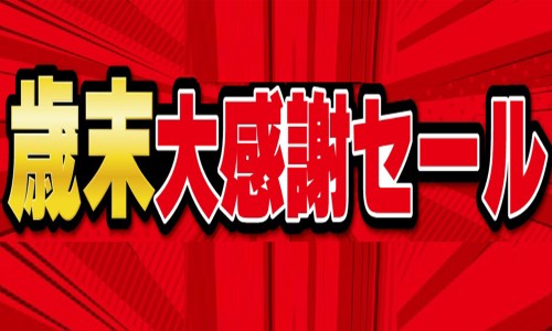 歳末セールを開催中！