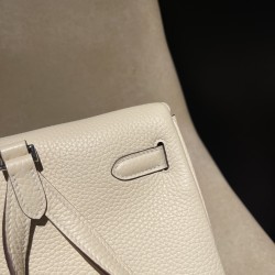 【Ado】ダブルショルダーバッグ トリヨン・クレマンス Clemence 素材 I2 / ナタ シルバークランプ 両手解放可能 若返り効果抜群