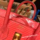 エルメスバーキン 25センチLizard リザードナチュラT5/Rose Jaipur  ローズジャイプールゴールド金具  全手縫いbirkin25-036