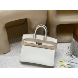 【バーキン ドリームバッグ】トゴ 25cm 0T マッシュルーム シルバー金具 マイルドなエレガンスを追求