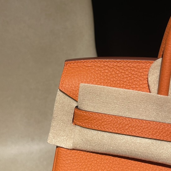 【バーキン 25cm トゴ】93 オレンジ ×K5 トスカ ゴールド金具 熱帯夜のようなカラーパーフェクトマッチ 【バーキン 25cm トゴ】93 オレンジ ×K5 トスカ ゴールド金具 熱帯夜のようなカラーパーフェクトマッチ