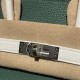 【エルメス】バーキン 25 Z6 マラカイト トゴ革 シルバー金具｜鮮やかな深緑と白のコントラスト 個性的な日常バッグ