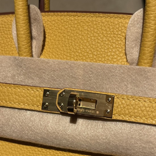 【エルメス】バーキン 25 トゴ革 9D ジョーヌ アンブル|冬の小さな太陽のような暖かいゴールドイエロー ハンドバッグ 【エルメス】バーキン 25 トゴ革 9D ジョーヌ アンブル|冬の小さな太陽のような暖かいゴールドイエロー ハンドバッグ