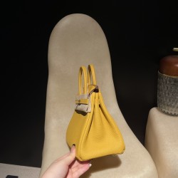 【エルメス】バーキン 25 トゴ革 9D ジョーヌ アンブル｜冬の小さな太陽のような暖かいゴールドイエロー ハンドバッグ