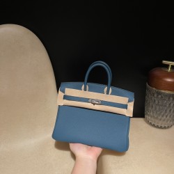 【エルメス】バーキン 25 トゴ革 W0 ヴェールボスフォール シルバー金具｜神秘的な濃緑とマットな質感 シックな日常バッグ」