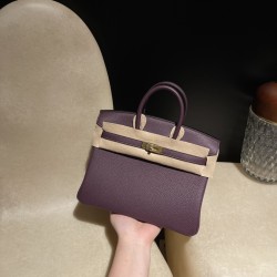 【エルメス】バーキン 25 トゴ革 N5 カシス ゴールド金具｜永遠の定番 実用性 × ファッション性 優雅なフレンチスタイルバッグ