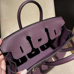 【エルメス】バーキン 25 トゴ革 N5 カシス ゴールド金具｜永遠の定番 実用性 × ファッション性 優雅なフレンチスタイルバッグ
