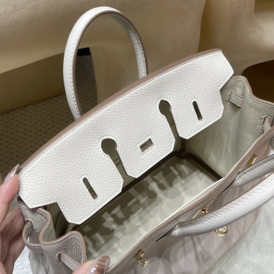 【ドリームバッグ】エルメス バーキン 25 トゴ革 10 クレ ゴールド金具｜理想的なサイズとハイクラスエレガンス 女性の憧れの 1 点」