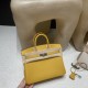 【エルメス】バーキン 25 トゴ革 9D ジョーヌ アンブル シルバー金具｜暖かなゴールドイエローとマットな質感 モダンでエレガントな日常バッグ