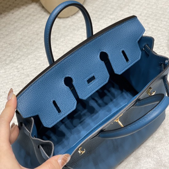 【ドリームバッグ】エルメス バーキン 25 トゴ革 1P コルヴェール ゴールド金具｜理想的なサイズと鮮やかな水色 ハイクラスなエレガンスを体現