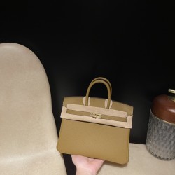 【全新入荷】エルメス バーキン 25 トゴ革 U8 ブロンズドール ゴールド金具｜重厚なメタリックブロンズ ゴールドとの調和で秋冬のエレガンスを極める